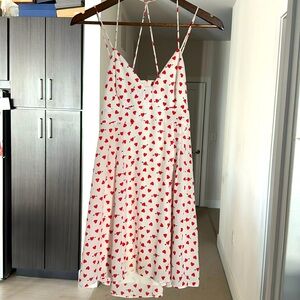 Heart Express strappy dress, cut out back